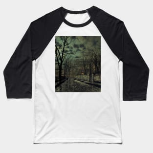 November by John Atkinson Grimshaw Baseball T-Shirt